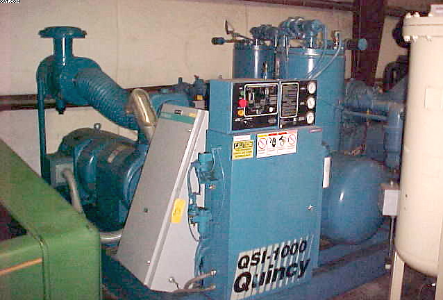 QUINCY QC1000  Air Compressors, 250 hp, ~1996/97 yrs.